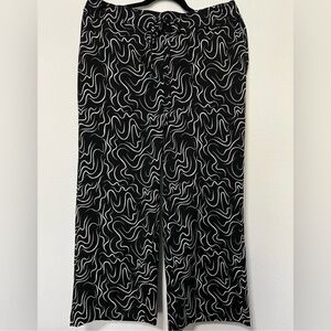 Jules & Leopold Monochrome Swirl Pants